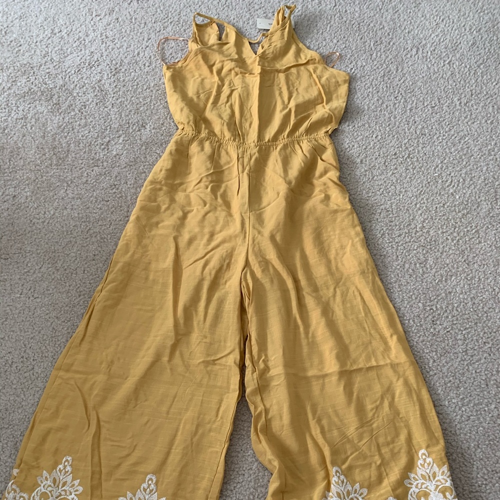 Yellow jumpsuit